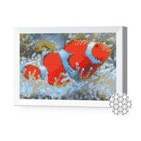 Картина по номерам Art Gallery JS27677 Mozaic cu diamante 20x30cm Peste clovn