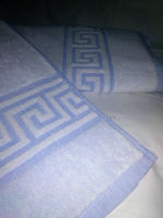 Полотенце банное 81*160 Речицкий текстиль, Беларусь (голубой)