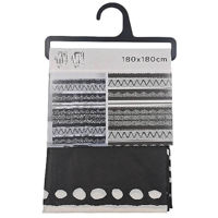 Занавеска для ванной Tendance 56229 Штора для душа Tribal Lodge 180x180 см, ЭВА