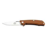 Нож походный Puma Solingen 7306111 TEC one-hand (sand-colored G10, flipper, frame lock) 3Cr13