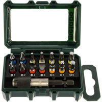 Набор головок, бит, насадок Metabo 626703000 Set capete de surubelnita 15buc