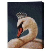 Картина по номерам BrushMe DBS1203FC Mozaic cu diamante 40x50сm (fără cutie) Prințesa Lebădă, Lucia Heffernan