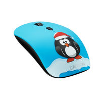 Wireless Mouse Canyon CND-CMSW400PG, Optical, 800-1600dpi, 4 buttons, Ambidextrou, 1xAA, Black/Pic.