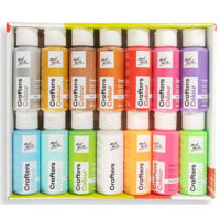 Набор для творчества Mont Marte PMCA6002 Set de culori acrilice Crafters Metallic&Fluor 14buc, 60ml
