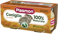 Пюре PLASMON крольчатина (6 мес), 2x80 г