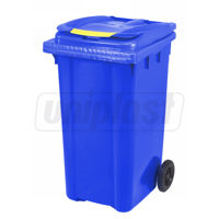 Бак мусорный 240 л на колесах (синий) UNI