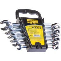 Set de unelte de mână Topmaster TM-231970 ключи с трещоткой, 6 шт., 8-17мм