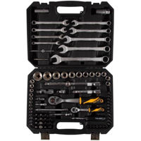 Set de unelte de mână Tolsen Set de 82 chei tubulare 1/2+1/4 (15143)