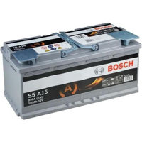 Автомобильный аккумулятор Bosch S5 AGM 12V 105Ah 950EN 394x175x190 -/+ (0092S5A150)