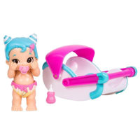 Кукла Little Live Pets 28476 Bebelusi Little Live Babies Cu Funcții Si Accesorii Gracie & Swirlee