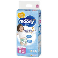 Аксессуар для самых маленьких Moony Chilotei pentru fetite Man marimea L (9-14 kg), 44 buc.