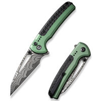 Нож походный Civivi C22025B-DS1 Sentinel Strike, mâner aluminiu verde, Button Lock