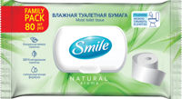 Hârtie igienică umedă Smile Family,  80 buc.