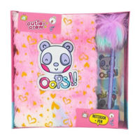 Набор для творчества miscellaneous CC60346 Cutie Crew, agenda cu pix puf
