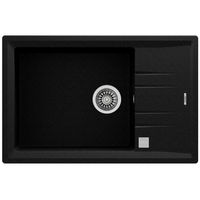 Chiuvetă bucătărie Teka Stone 60 S TG 1B 1D tegranit Schwarzmetallic