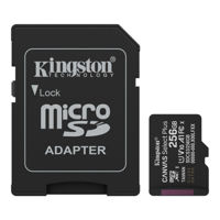 Флеш карта памяти SD Kingston SDCS3/256GB + SD adpter