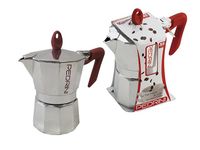Ibric de cafea pentru 3 cani Pedrini, din aluminiu,clasica
