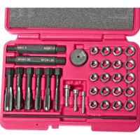 Набор ручных инструментов JTC JTC-4053 Набор метчиков для восстановления резьбы (свечи накаливания) 33 ед.