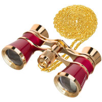 Binoclu Levenhuk Broadway 325B Red Opera Glasses