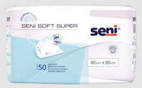 Впитывающие пеленки для постели Seni Super Soft, 40x60 см, 50 шт.