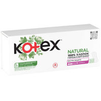 Absorbante pentru fiecare zi Kotex Natural Normal+, 18 buc.