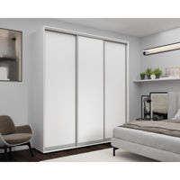 Шкаф Nex Home Dulap cu uși glisante, 260x60x240cm, PAL, Alb