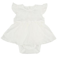 Детская одежда Minikin 25032074 Naturelle Боди юбка р-р74, молочный, девочка