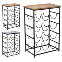 Стойка винная Excellent Houseware 55514 p/u 12 sticle, 40x26x60cm, metal