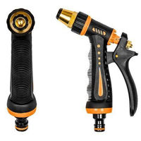 Пистолет-распылитель Bradas ECO-7205 Регулируемый металлический пистолет Zebra Black Line