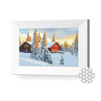 Картина по номерам Art Gallery JS28001 Mozaic cu diamante 20x30cm Ziua insorita