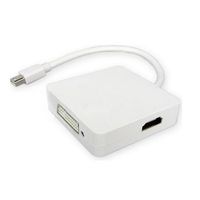 Adapter 3-in-1 DP Mini to HDMI/DVI/DP cable 0.15M