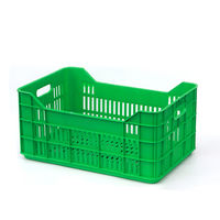 cumpără Ladă din plastic A101, 530x350x315 mm, verde în Chișinău