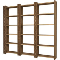 Офисный стеллаж Trendy Orasul 3, Nuc, Nuc 184x170x24cm, raft de carti