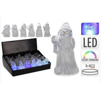 Декоративное освещение Promstore 37038 Сувенир LED Снеговик/Дед Мороз/Медведь меняющий цв 8.5cm