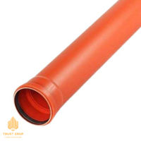 Țeavă oranj din PVC D 110, L 3 m Interplast