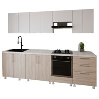 Мебель для кухни Smartex (30159) K4 280сm Alb+Stejar Deschis