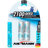 Аккумулятор Ansmann maxE NiMH rechargeable battery Micro AA / HR03 / 1.2V, 2100mAh 2 pack