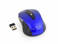 Wireless Mouse Gembird MUSW-6B-01-B, Optical, 800-1600 dpi, 6 buttons, Ambidextrous, 2xAAA, Blue