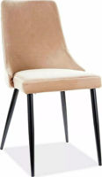 Стул Signal Piano B velvet czarny stel./ bez bluvel 28