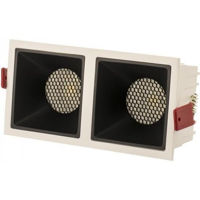 Освещение для помещений LED Market Downlight COB Square 24W (12W*2), 4000K, OC-LM-109-2COB, φ167*85*h62mm, White+Black
