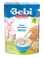 Terci cu lapte din hrișcă Bebi Premium, 200g
