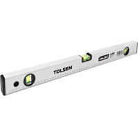Nivelă Tolsen 635223 din aluminiu cu bula 60 cm, 24", 3 capsule (gri)