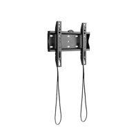 Wall Mount  Gembird "WM-42F-01" Black 23"-42", max.30kg, VESA mm: 75x75; 100x100; 200x100; 200x200.