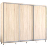 Dulap Mobildor-Lux Aron uși glisante din PAL (270x60x200H cm) Sonoma