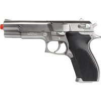 Игрушечное оружие Gonher 3045/0 Pistol politie argintiu (8 gloante), 61602