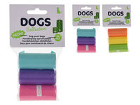 Пакеты для выгула собак Dogs 3рулонаX15шт, 30X23cm