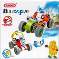 Конструктор Promstore 00600 Конструктор Hanye 2в1 машина-квадроцикл 15x15x8cm