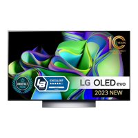 48" OLED SMART Телевизор LG OLED48C36LC, 3840x2160 4K UHD, webOS, Чёрный