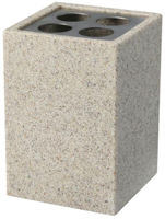 Стакан для зубных щёток Bisk 01595 Suport periute de dinti SAND