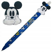 Stilou cu bilă Colorino scriu-șterge albastru 0,5 Minnie Mouse+ Miki Mouse Disney
